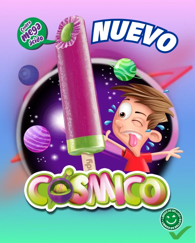 Helado Trendy  Cósmico